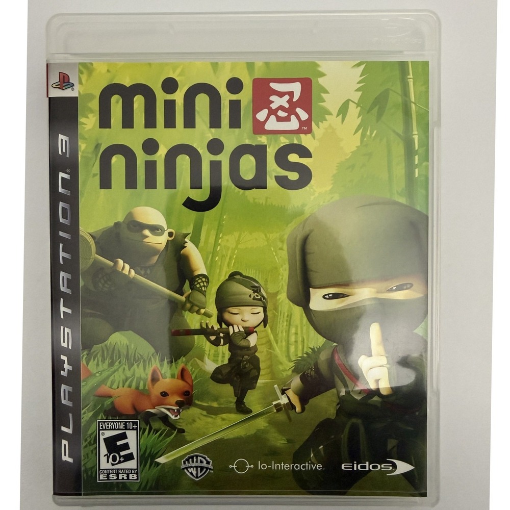Mini‎ Ninjas - Sony PlayStation 3 - Complete CIB W/ Manual - Tested and Working